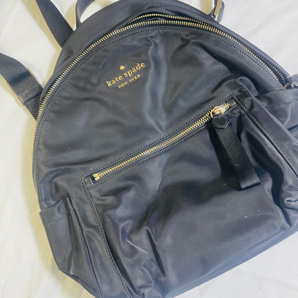 Kate Spade Chelsea Medium Nylon Backpack - Black